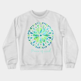 Peace of mind mandala design art spiritual Crewneck Sweatshirt